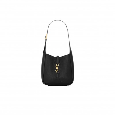 YSL LE 5 À 7 SUPPLE BABY IN GRAINED LEATHER 809461AADUU1000 (16*15*7cm)